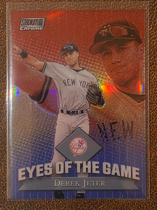 Derek Jeter - 2000 Stadium Club Chrome - Eyes of the Game Refractor - Yankees