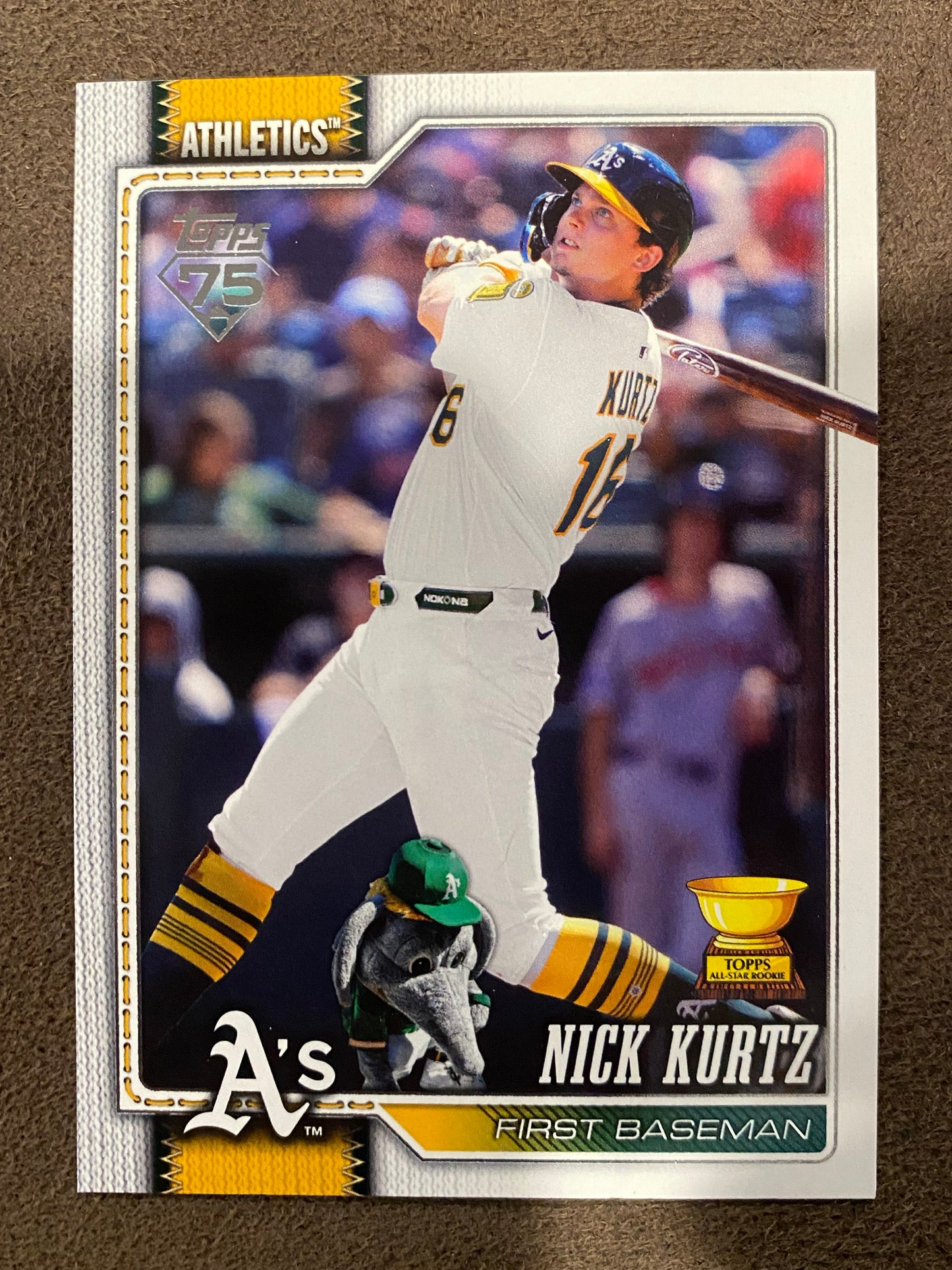 Nick Kurtz - 2026 Topps Series 1 - Hidden Mascot - Athletics
