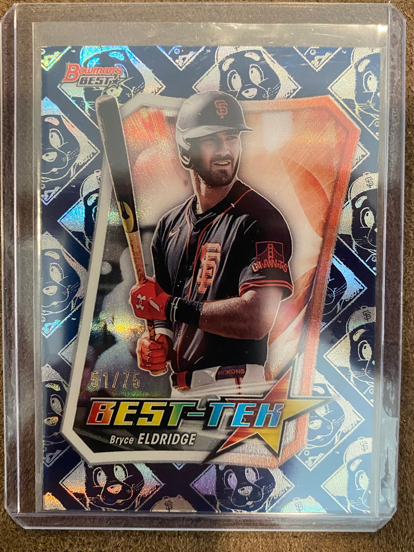 Bryce Eldridge - 2025 Bowman's Best - Best Tek SSP /75 - Giants