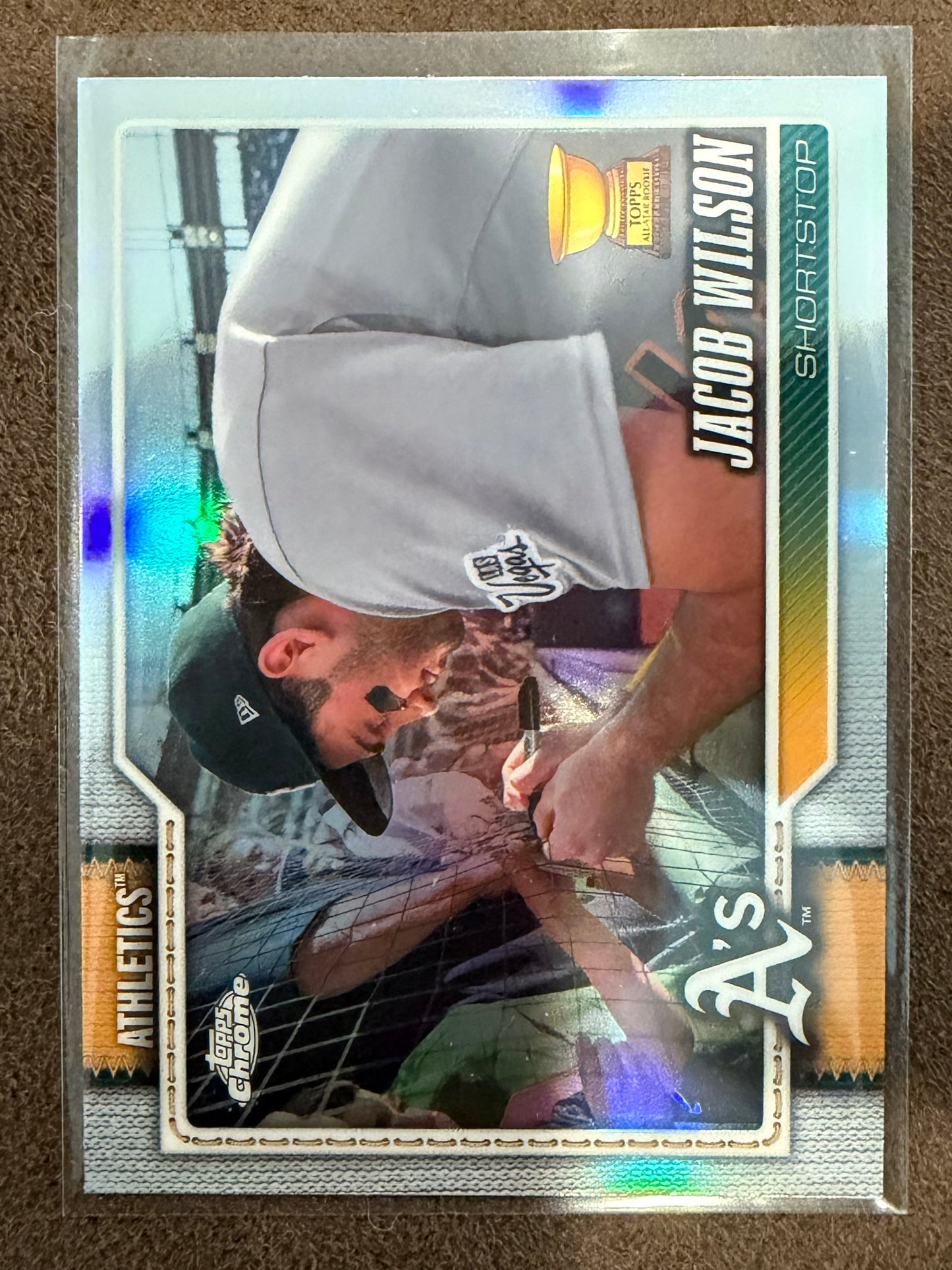 Jacob Wilson - 2026 Topps Chrome - Image Variation Refractor - Athletics