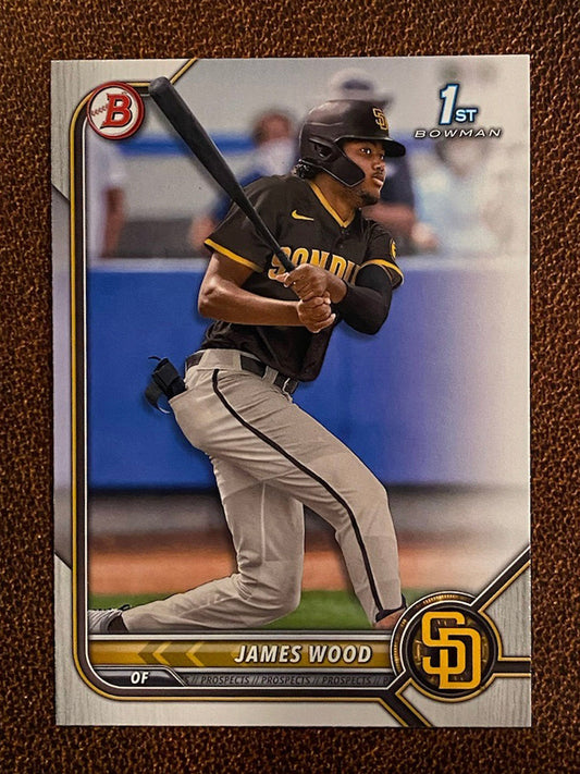 James Wood - 2022 Bowman - 1st Paper - Padres