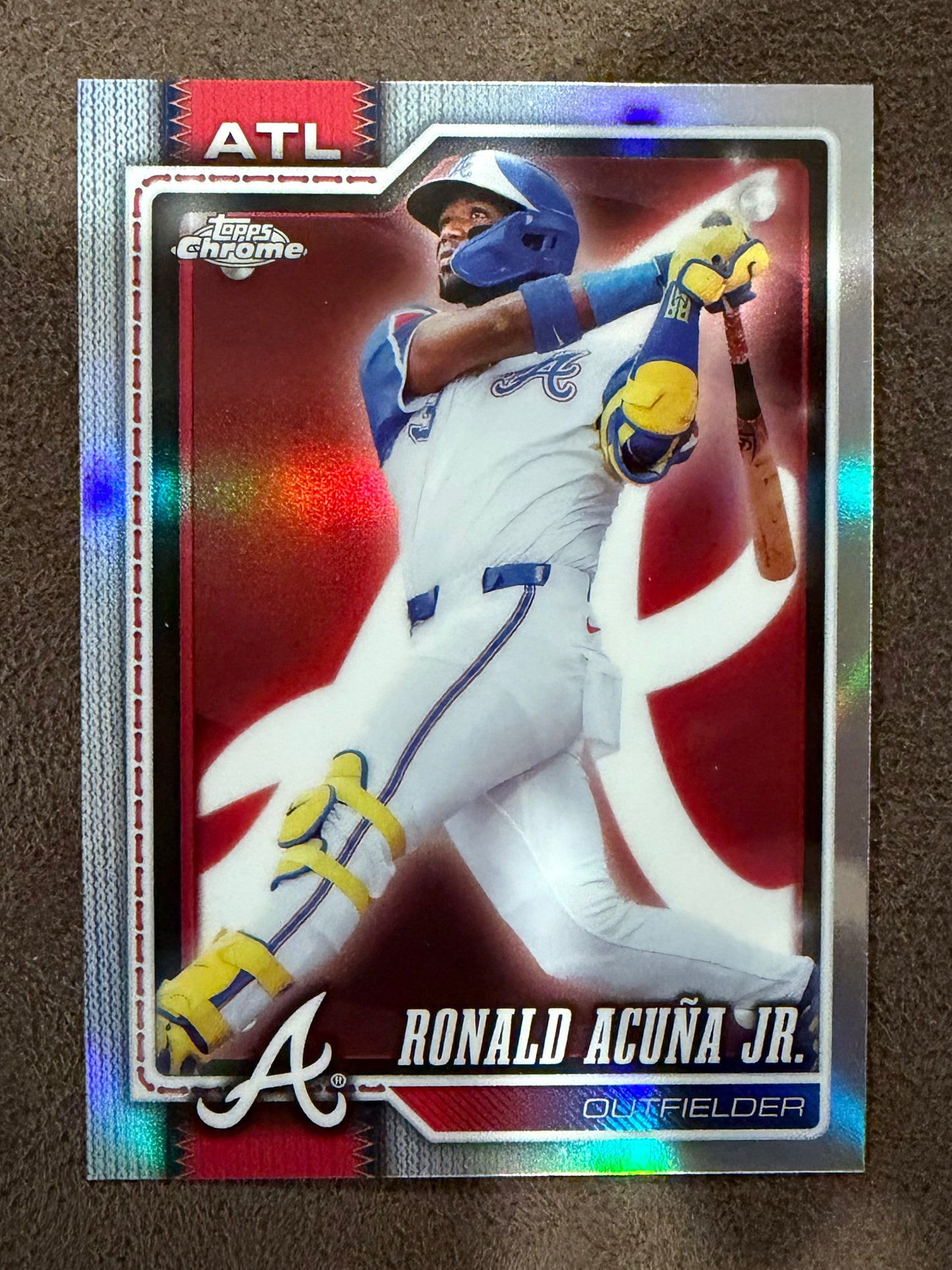 Ronald Acuna Jr - 2026 Topps Chrome - Lightboard Logo SSP - Braves