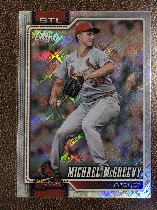 Michael McGreevy - 2026 Topps Chrome - Fanatics Topps Foil - Cardinals