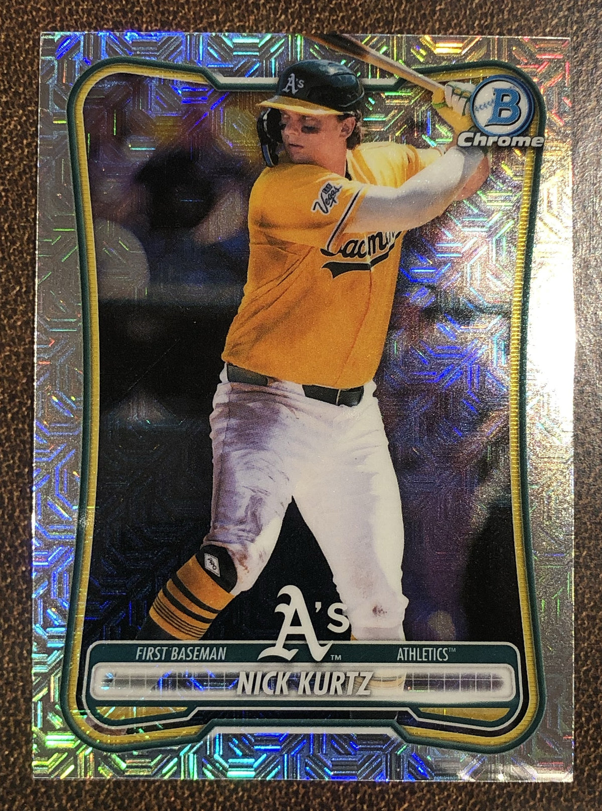 Nick Kurtz - 2026 Bowman Chrome - MOJO - Athletics