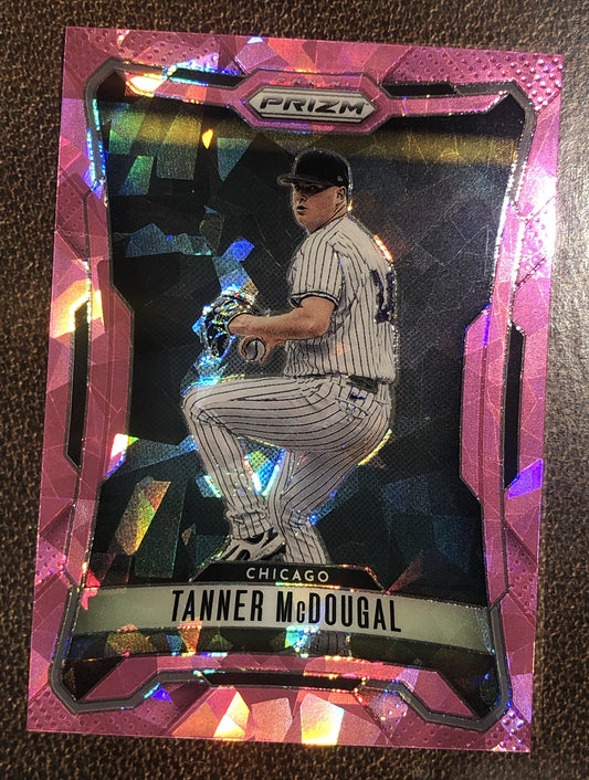 Tanner McDougal - 2026 Panini Prizm - Pink Ice - White Sox