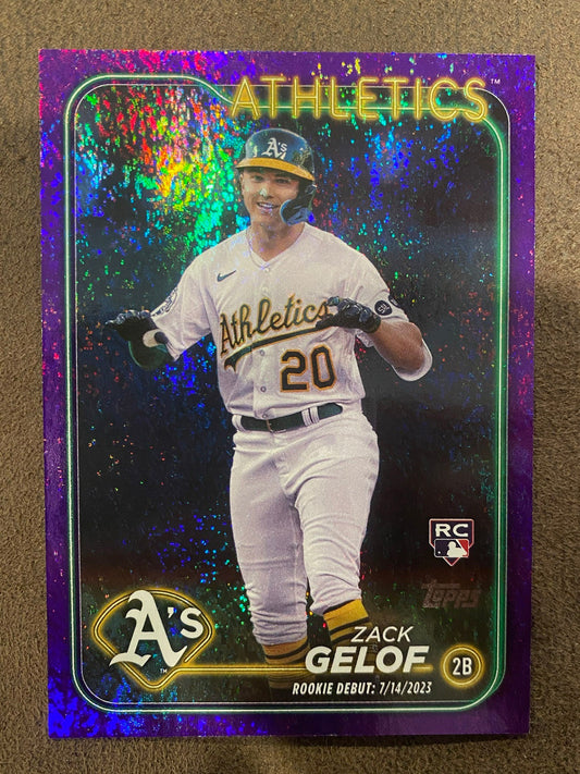 Zack Gelof - 2024 Topps Update - Purple /799 - Athletics