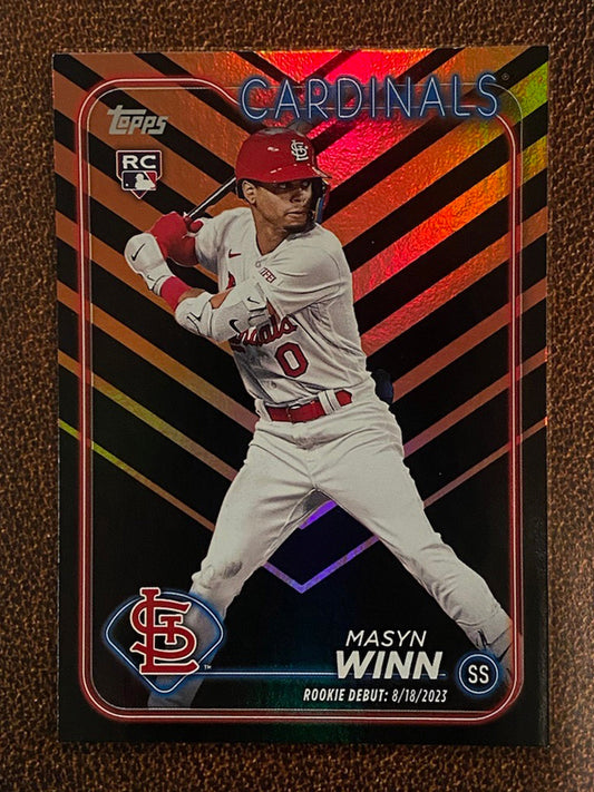 Masyn Winn - 2024 Topps Update - Base Holiday Parallel - Cardinals