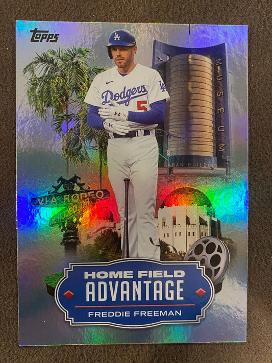 Freddie Freeman - 2023 Topps Series 1 - Homefield Advantage - Dodgers