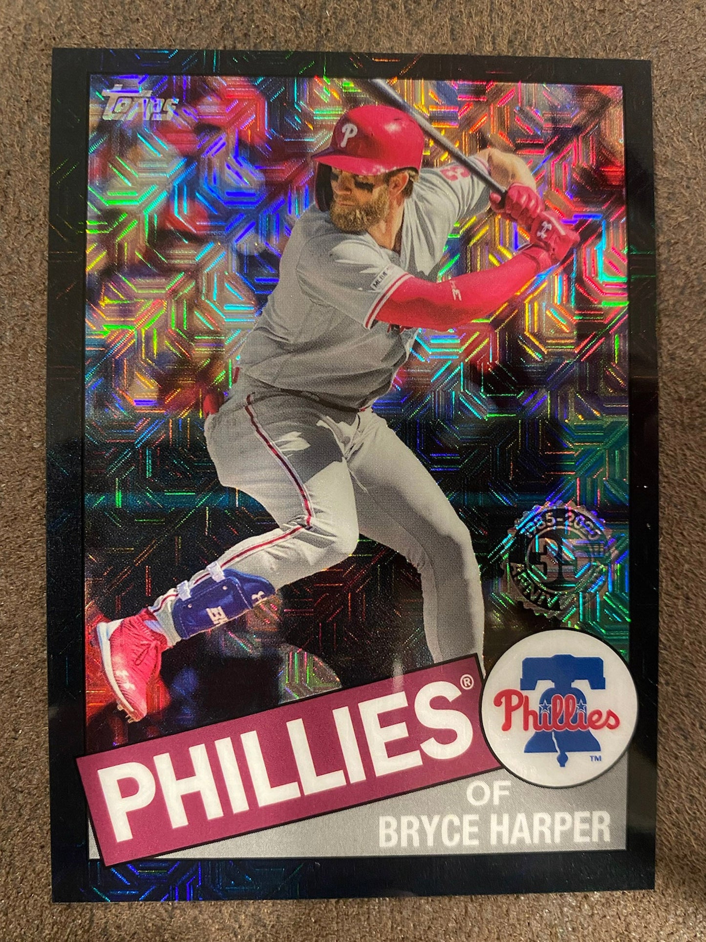 Bryce Harper - 2020 Topps Series 1  - Silver Pack Mojo Black /199 - Phillies