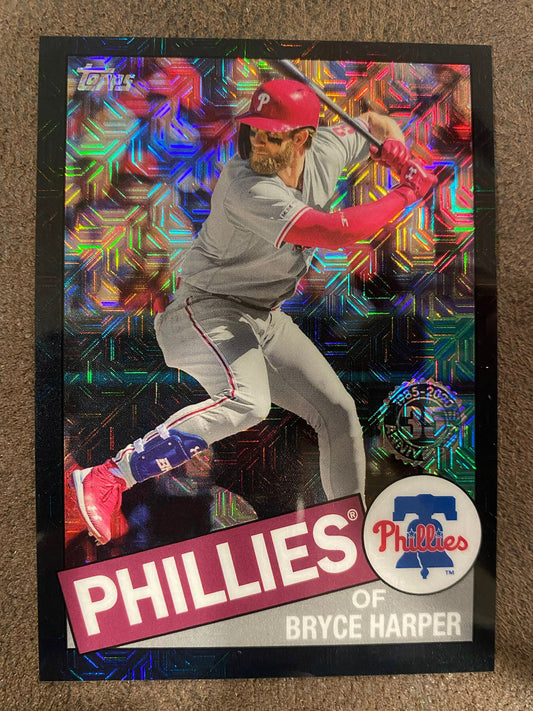 Bryce Harper - 2020 Topps Series 1  - Silver Pack Mojo Black /199 - Phillies