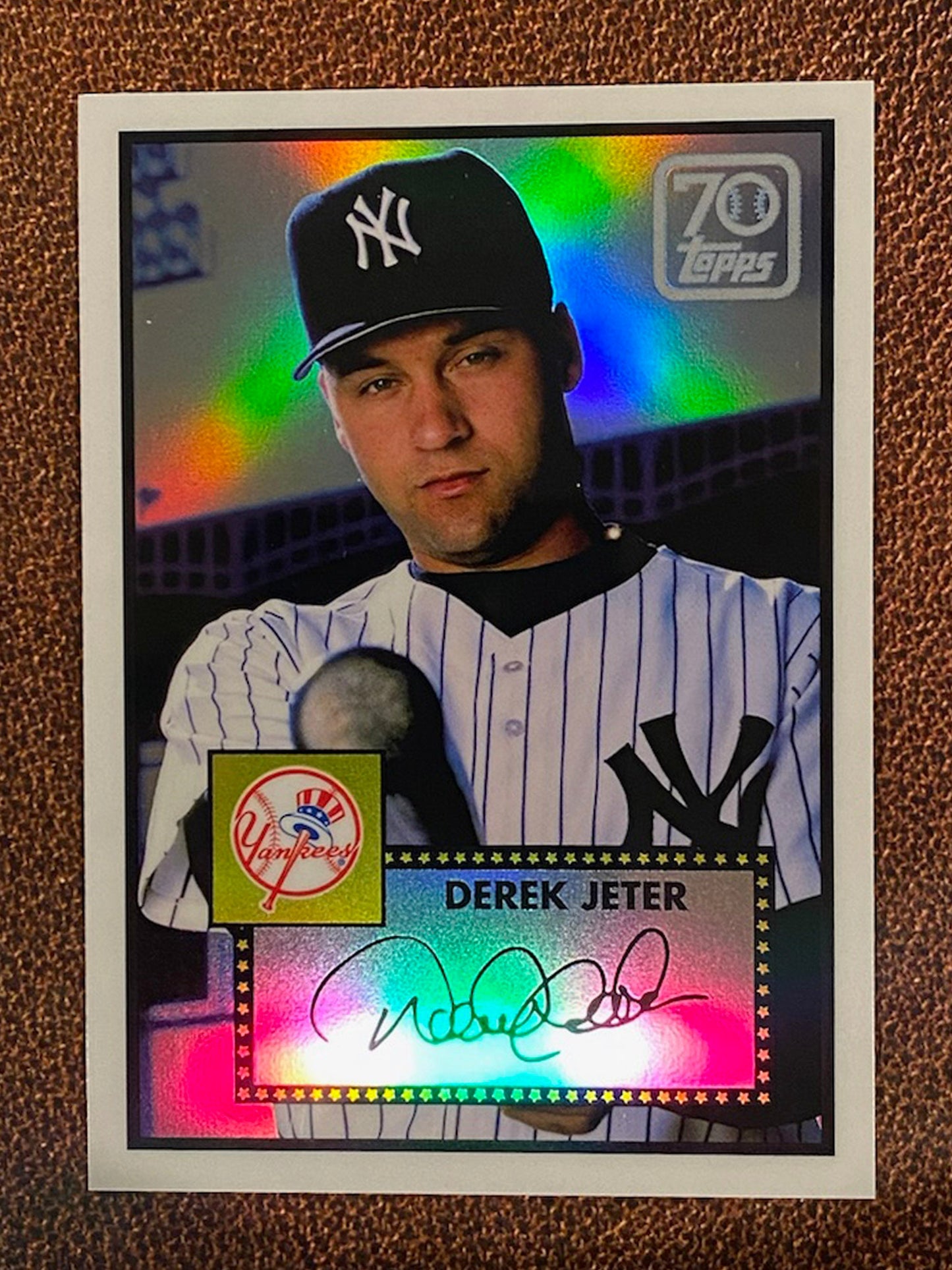 Derek Jeter - 2021 Topps Chrome - 7th Anniversary Refractor - Yankees