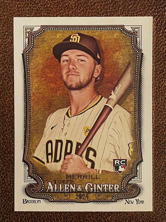 Jackson Merrill - 2024 Topps Allen and Ginter - Base Rookie - Padres