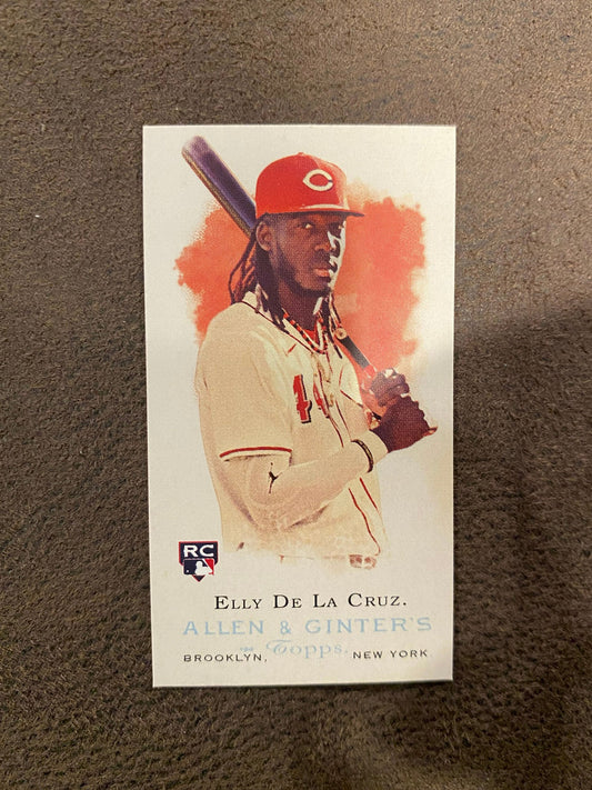 Elly De La Cruz - 2024 Allen and Ginter - Rookie Mini Design Variation - Reds