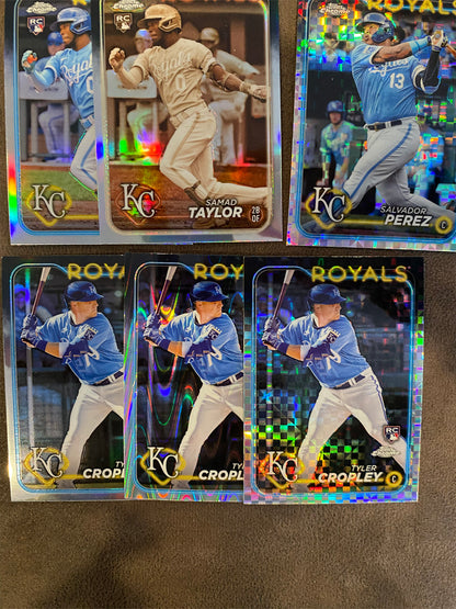 Kansas City Royals - All Parallels Lot - 2024 Topps Chrome - Royals