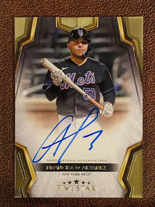 Francisco Alvarez - 2024 Topps Five Star - Auto - Mets