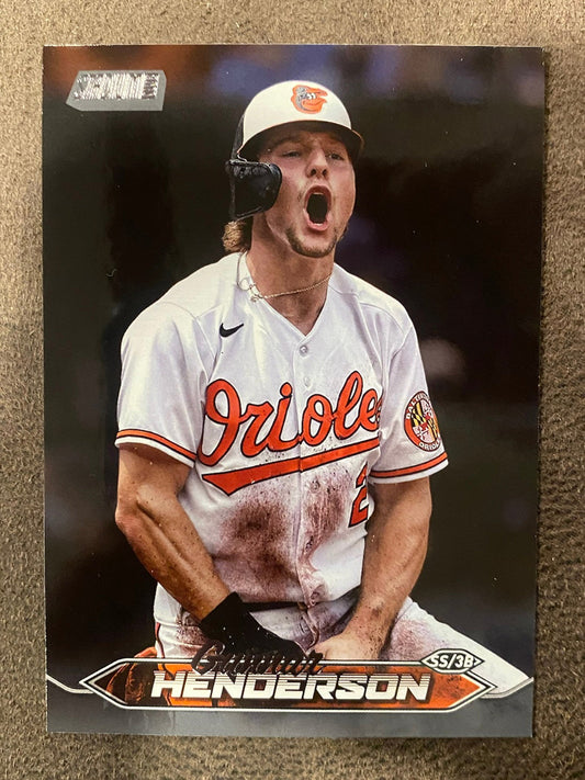 Gunnar Henderson -  2024 Topps Stadium Club - Black Foil - Orioles
