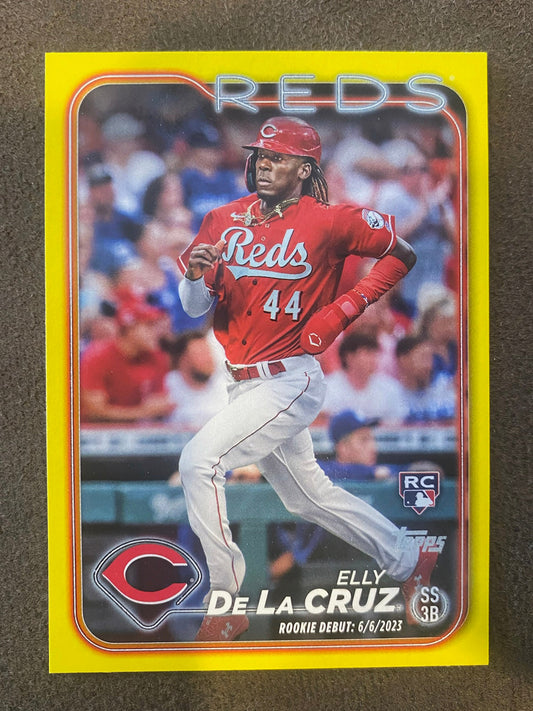 Elly De La Cruz -  2024 Topps Update - Yellow - Reds