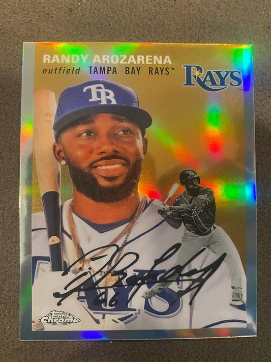 Randy Arozarena - 2023 Topps Chrome Platinum - Refractor - Rays