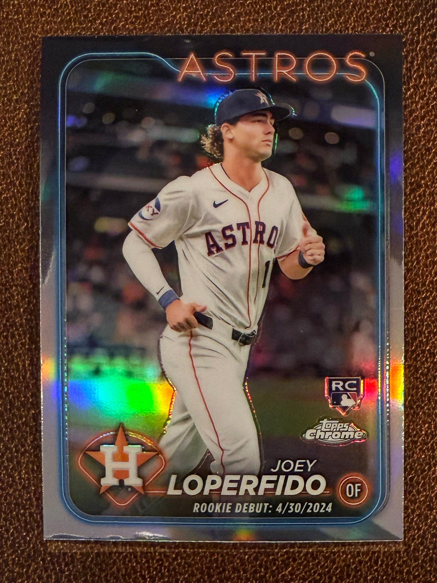 Joey Loperfido - 2024 Topps Chrome Update - Refractor (Rookie Debut) - Astros