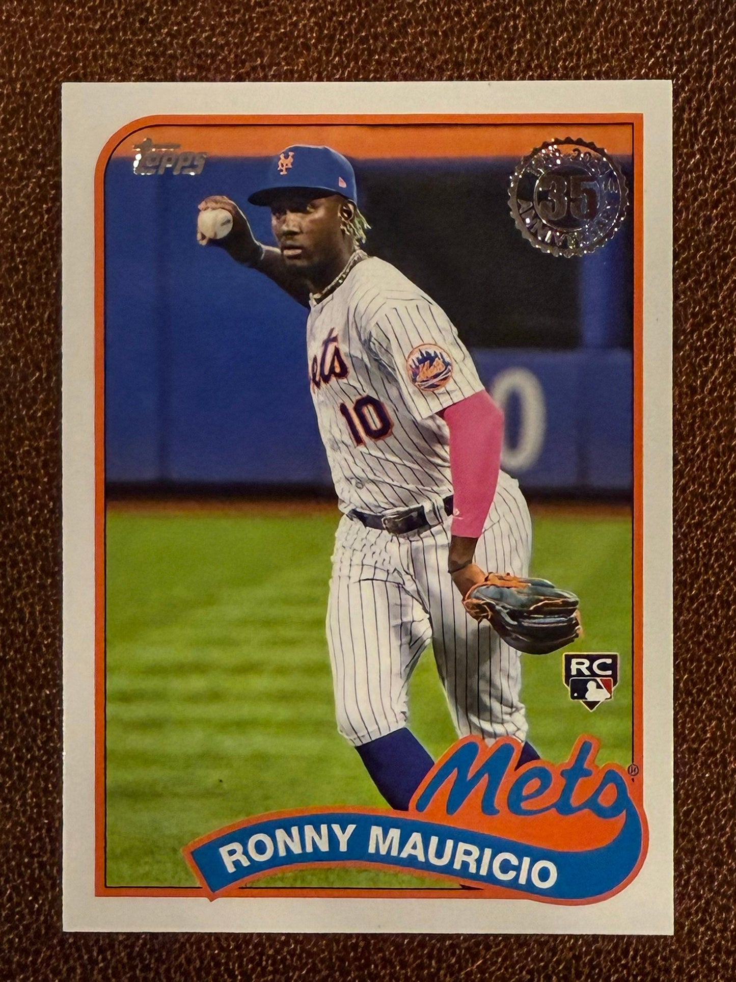 Ronny Mauricio - 2024 Topps Series 1 - 1989 Insert - Mets
