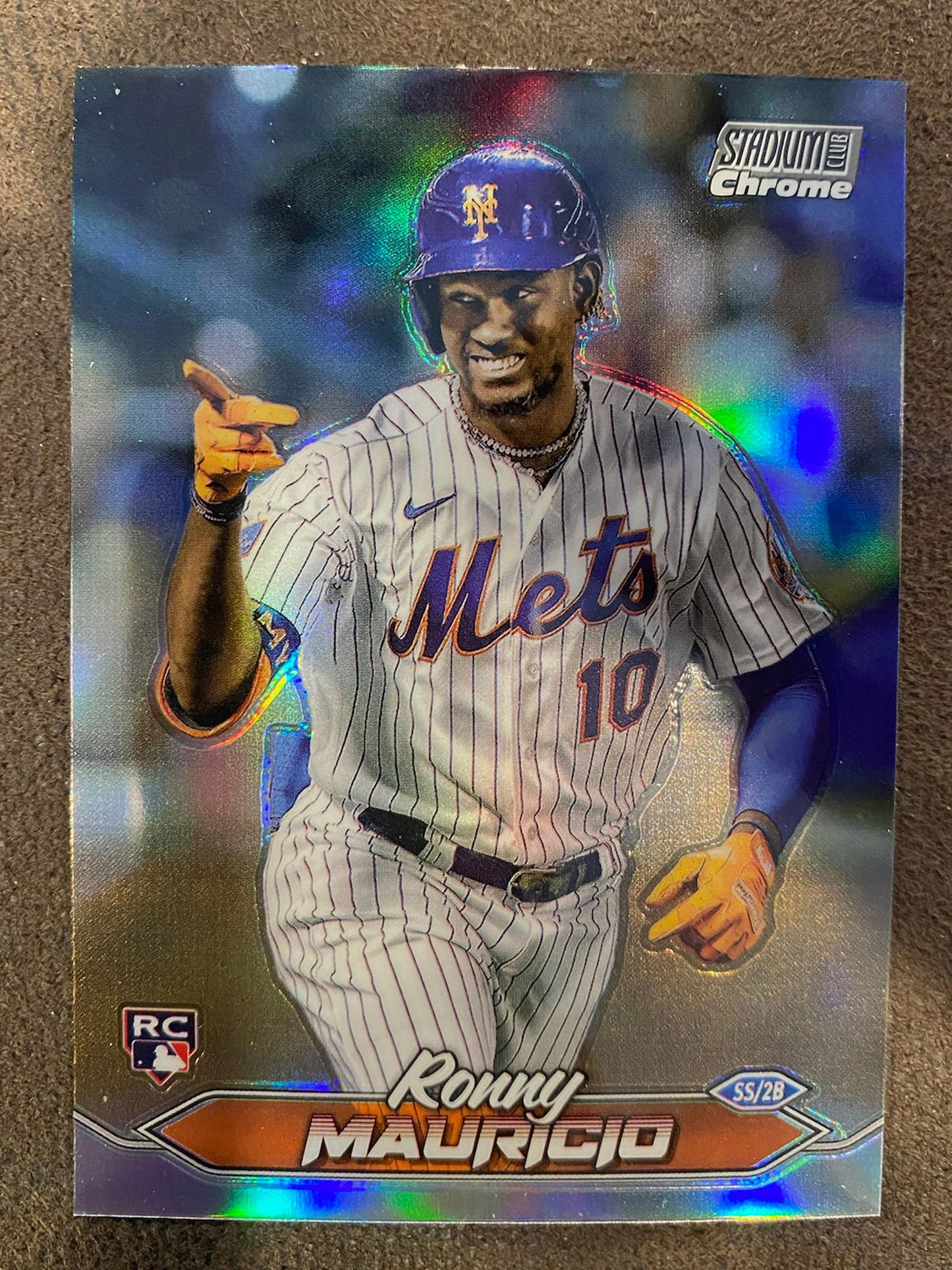 Ronny Mauricio - 2024 Topps Stadium Club - Chrome Refractor - Mets