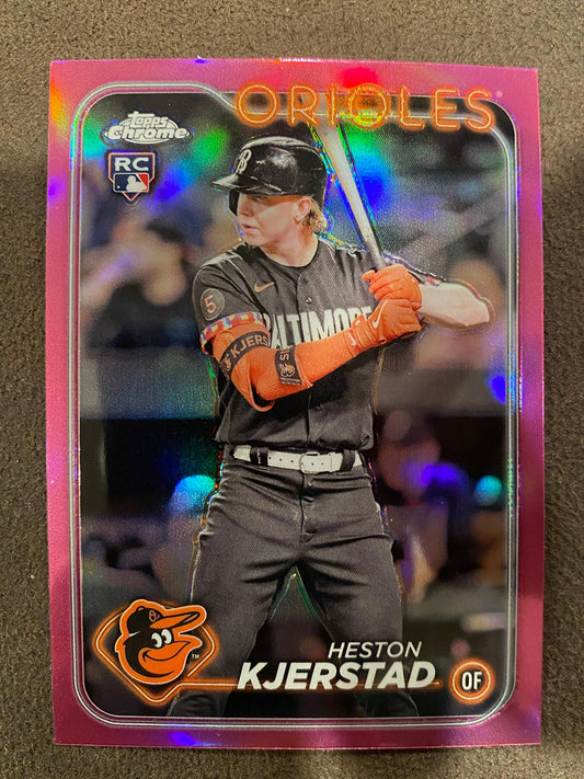 Heston Kjerstad - 2024 Topps Chrome - Pink Refractor - Orioles