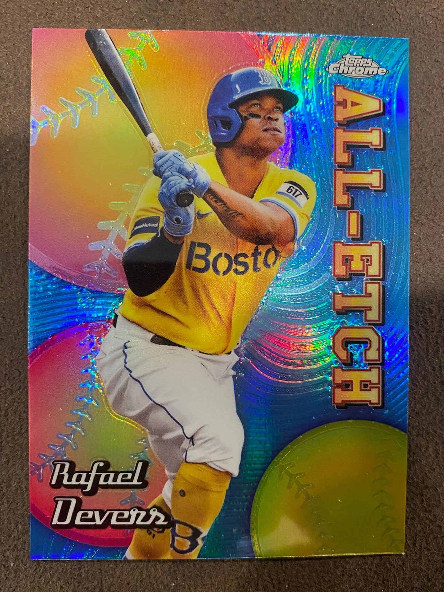 Rafael Devers- 2024 Topps Chrome - All Etch - Red Sox