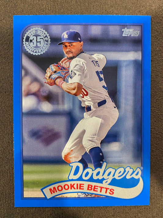 Mookie Betts - 2024 Topps Update - 1989 BLUE (Color Match) - Dodgers