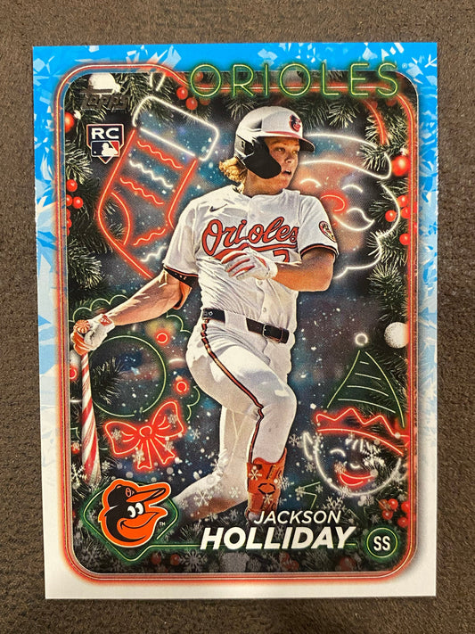 Jackson Holliday - 2024 Topps Holiday - Short Print - Orioles