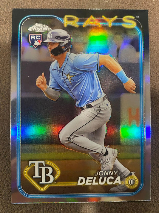 Jonny Deluca - 2024 Topps Chrome - Refractor - Rays