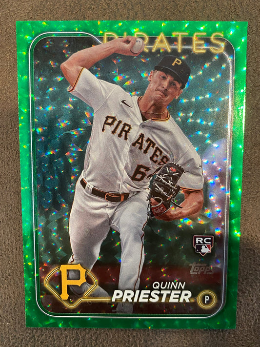 Quinn Priester - 2024 Topps Series 1 - Green /499 - Pirates