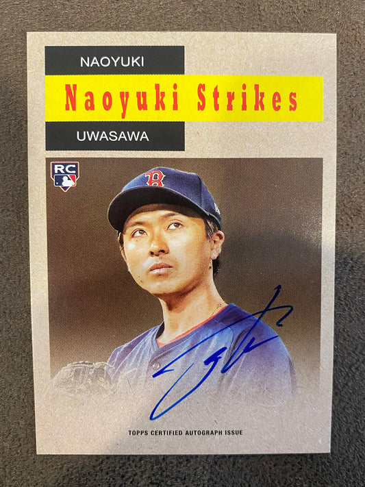 Naoyuki Uwasawa - 2024 Topps Archives - 1958 TV Westerns AUTO - Red Sox