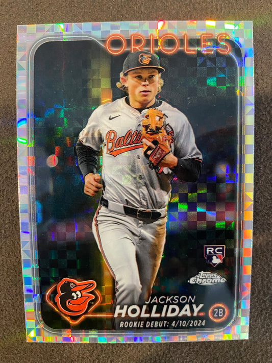 Jackson Holliday - 2024 Topps Chrome Update - Xfractor (Rookie Debut) - Orioles