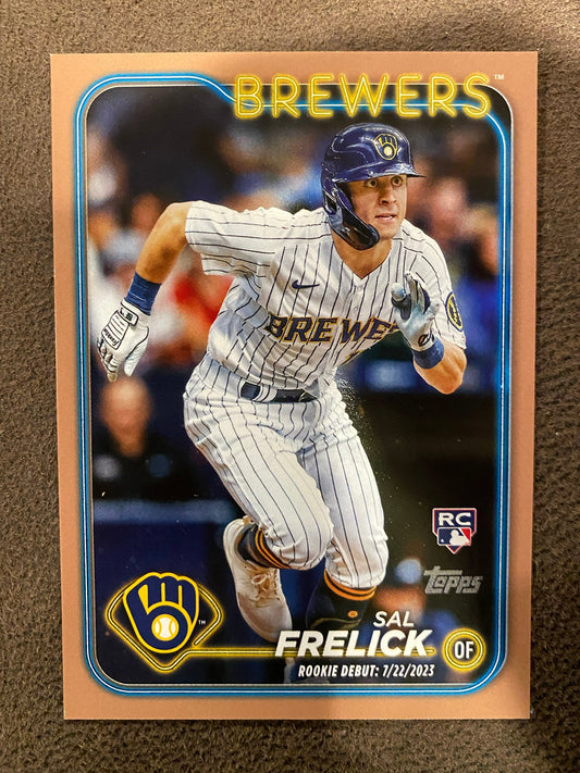 Sal Frelick - 2024 Topps Update - Gold /2024 - Brewers