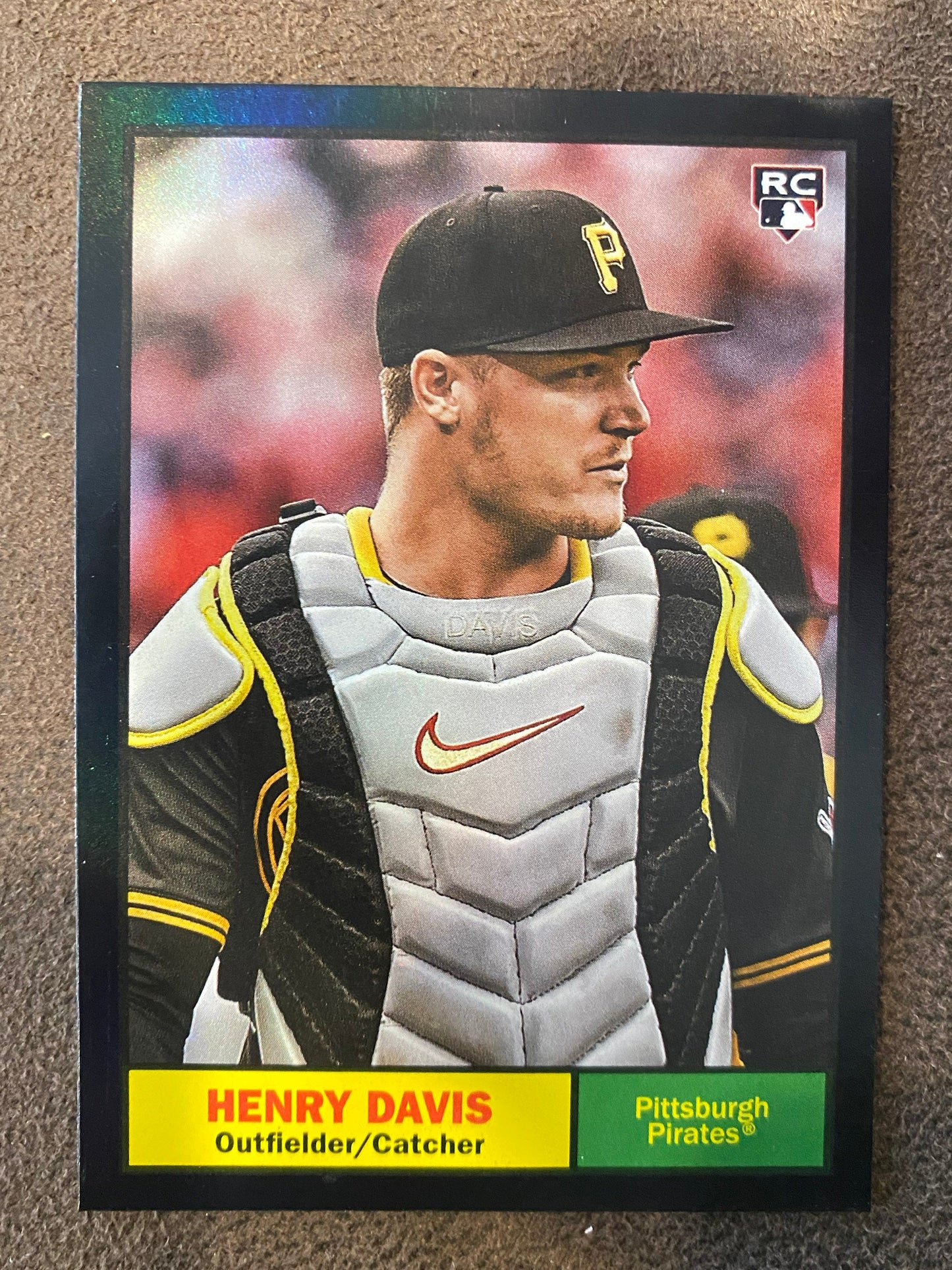 Henry Davis - 2024 Topps Archives - Black Foil - Pirates