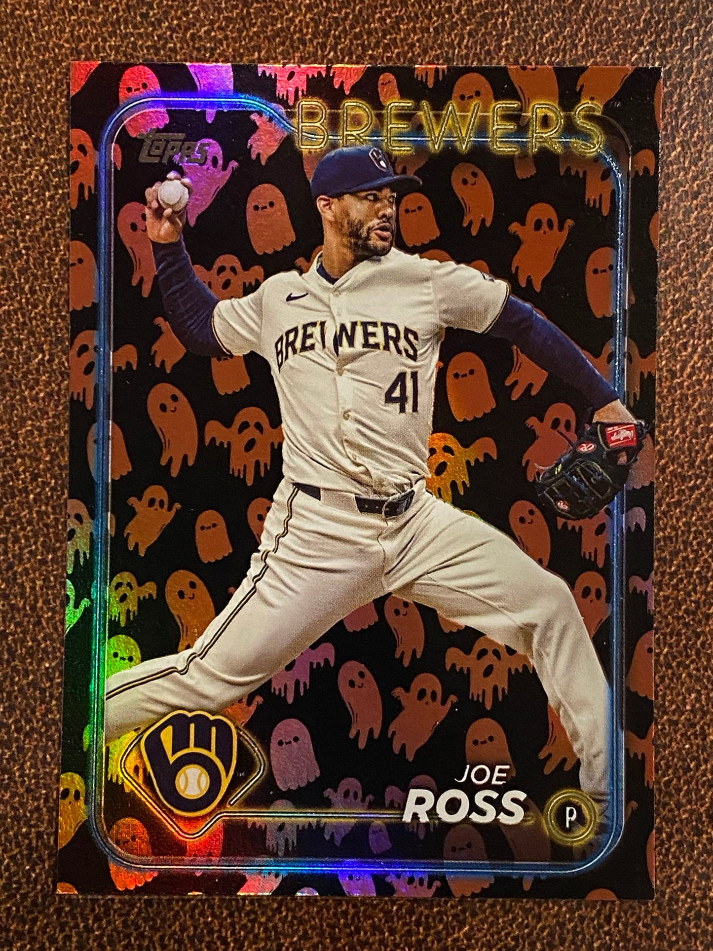 Joe Ross - 2024 Topps Update - Ultra Rare Ghost Parallel - Brewers