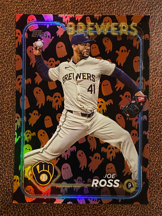 Joe Ross - 2024 Topps Update - Ultra Rare Ghost Parallel - Brewers