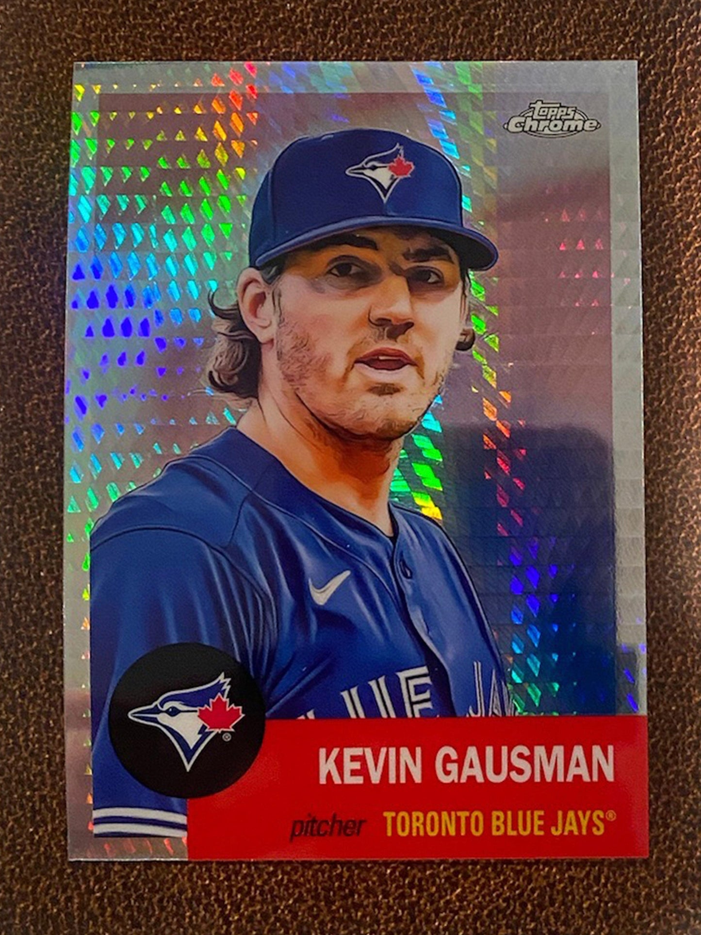 Kevin Gausman - 2022 Topps Chrome Platinum Anniversary - Prism Refractor - Blue Jays