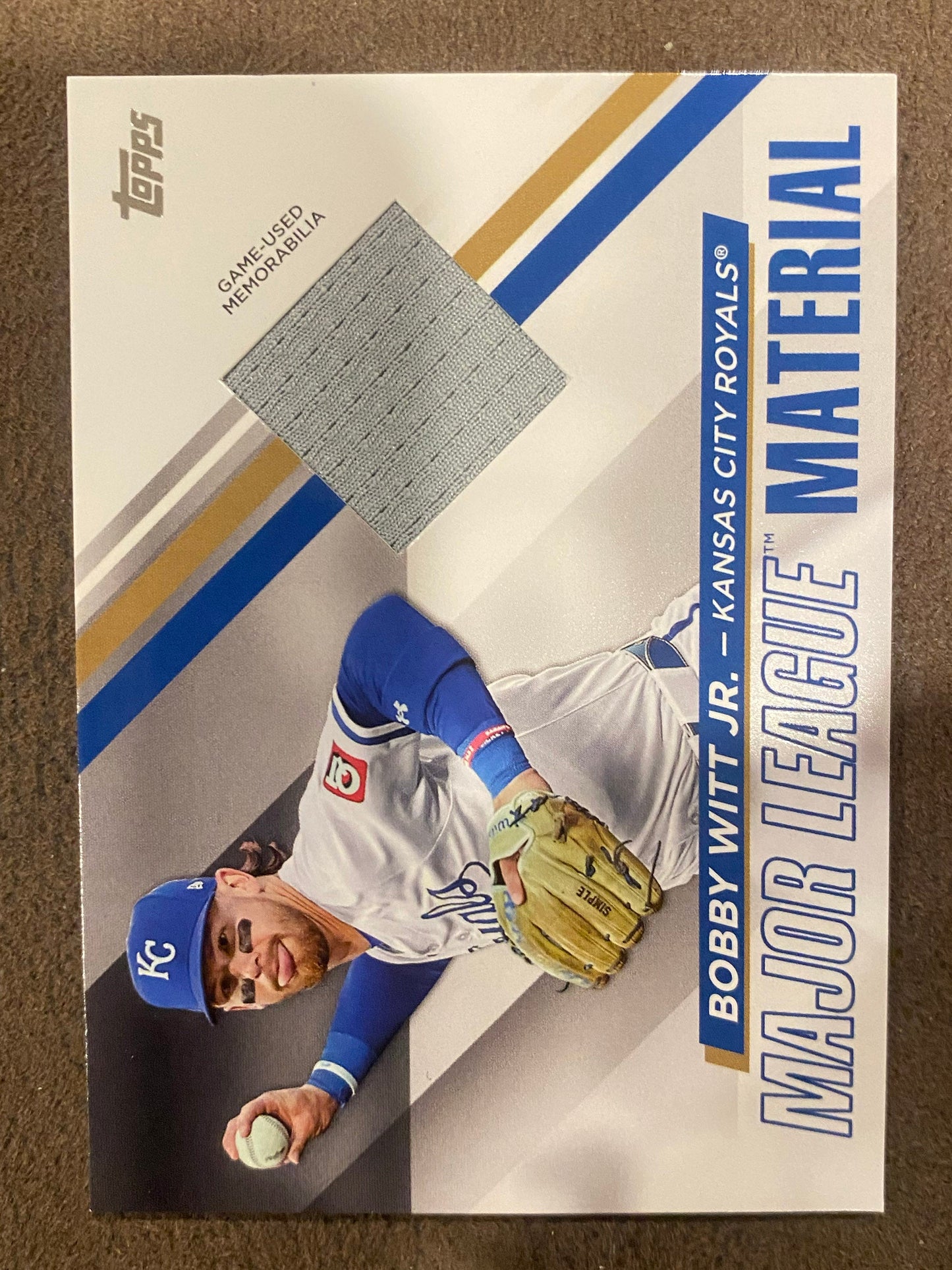 Bobby Witt Jr. - 2024 Topps Update - Major League Material RELIC - Royals