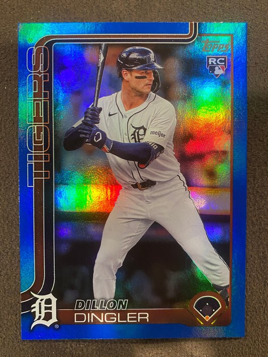 Dillon Dingler - 2025 Topps Series 1 - Blue Foil /150 - Tigers