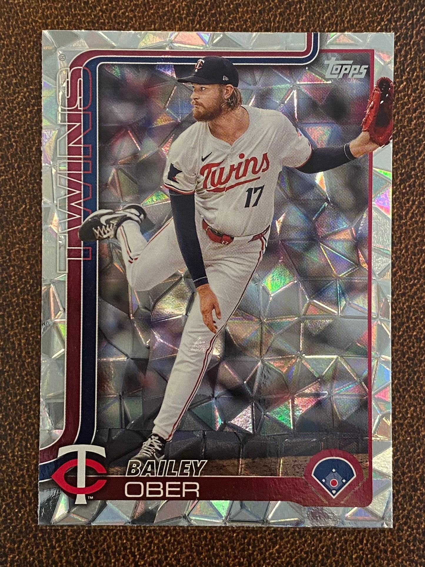Bailey Ober - 2025 Topps Series 1 - Diamante - Twins