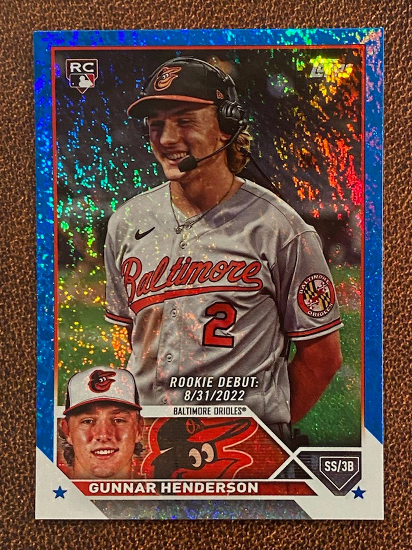 Gunnar Henderson - 2023 Topps Update - Rookie Debut Blue /999 - Orioles