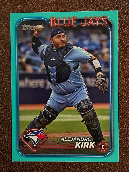 Alejandro Kirk - 2024 Topps Series 2 - Aqua Parallel - Blue Jays