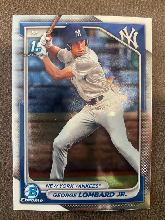 George Lombard Jr. - 2024 Bowman - 1st Chrome - Yankees