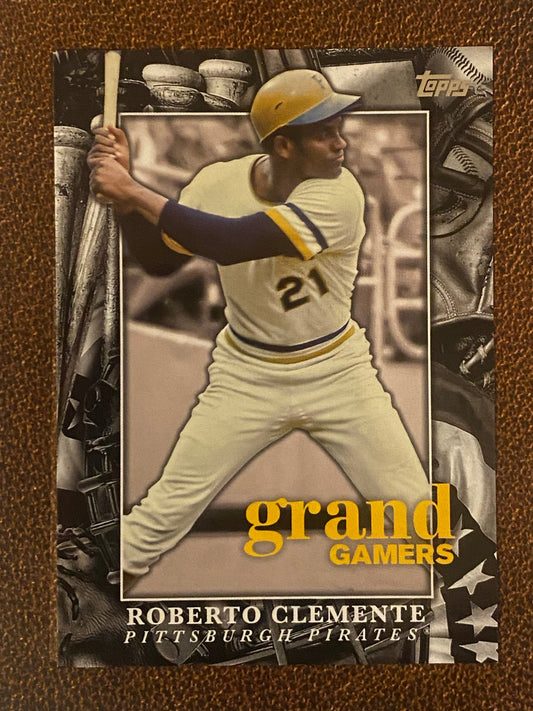 Roberto Clemente - 2024 Topps Series 1 - Grand Gamers BLACK /299 - Pirates