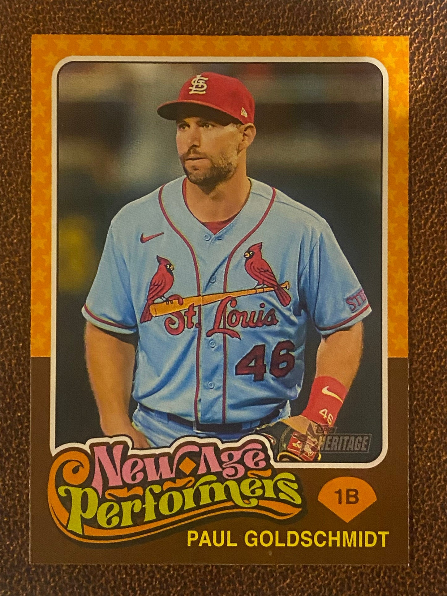 Paul Goldschmidt - 2024 Topps Heritage - New Age Performers - Cardinals