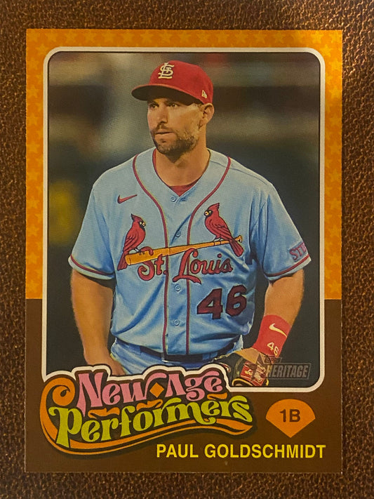 Paul Goldschmidt - 2024 Topps Heritage - New Age Performers - Cardinals