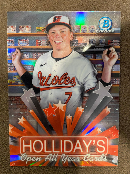 Jackson Holliday - 2025 Bowman - Hobby Stars (HS-2) - Orioles
