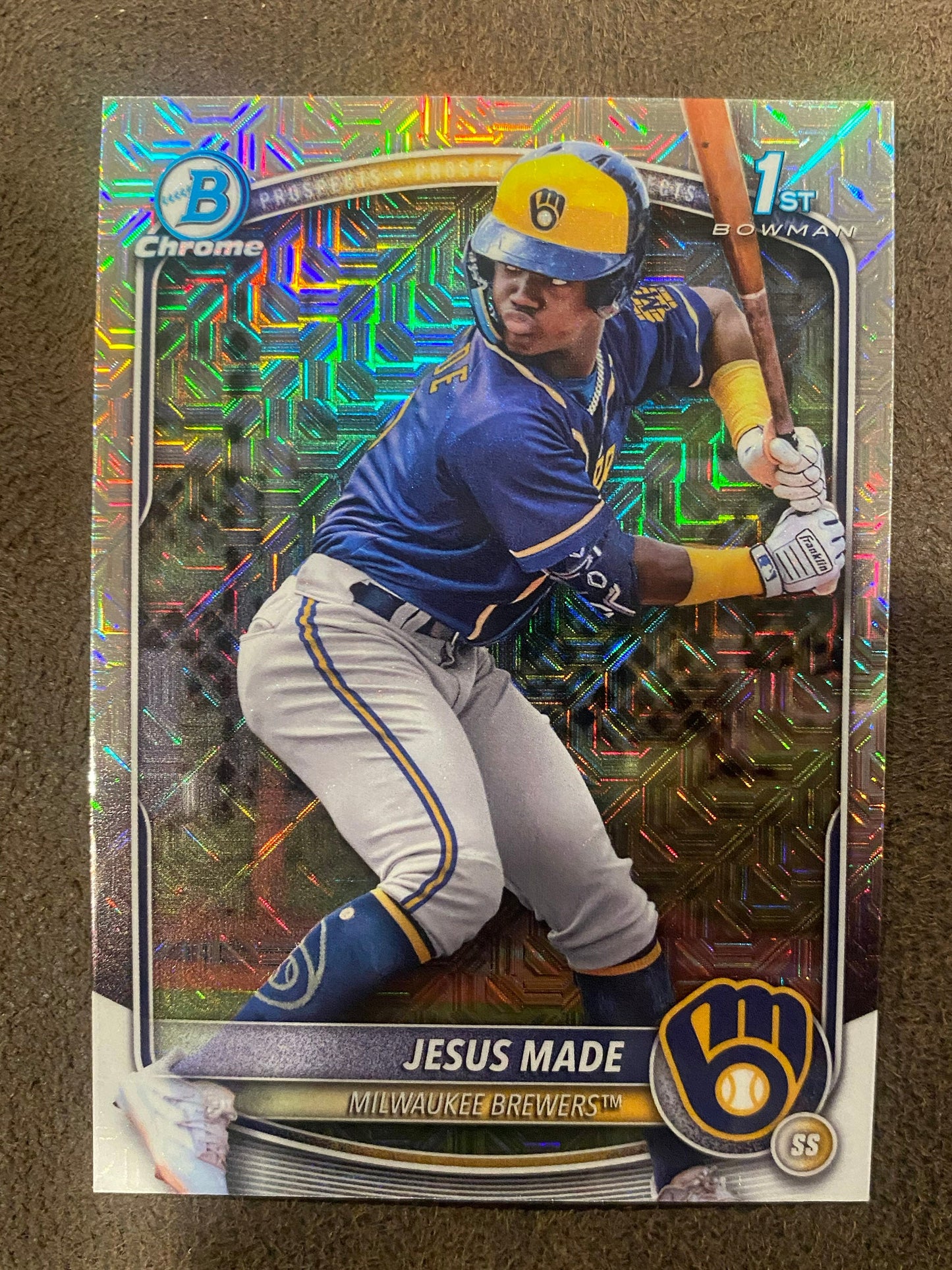 Jesus Made - 2025 Bowman - 1st Mojo - Brewers
