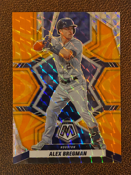 Alex Bregman - 2022 Mosaic - Orange Reactive - Astros